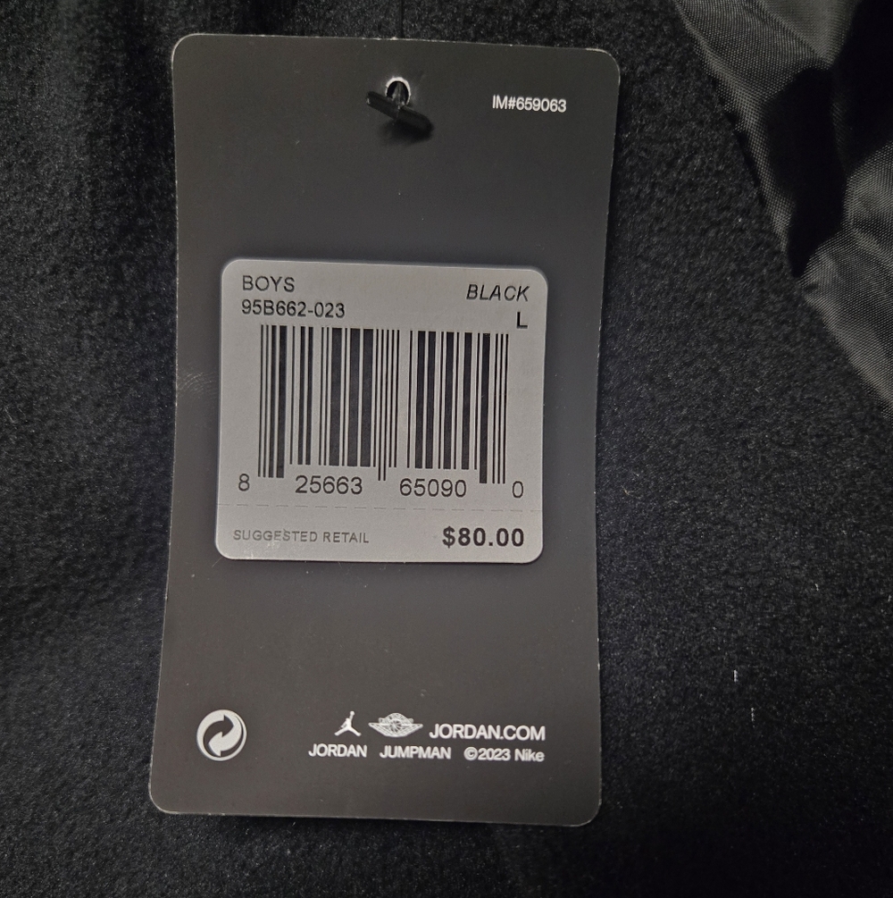 Jordan Black Puffer Vest for Kids - Picture 6 of 11